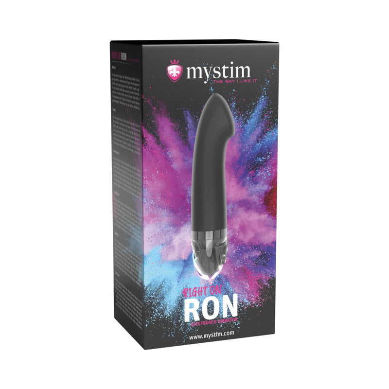 Mystim Right on Ron E-Stim Vibrator Black